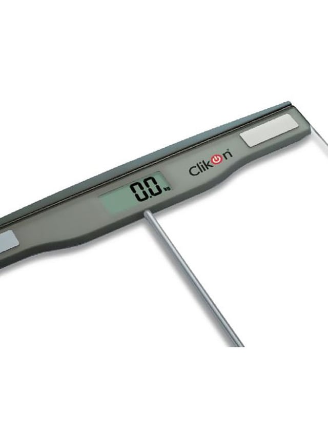 ClikOn Digital Weight Scale Clear/Black 52x24millimeter