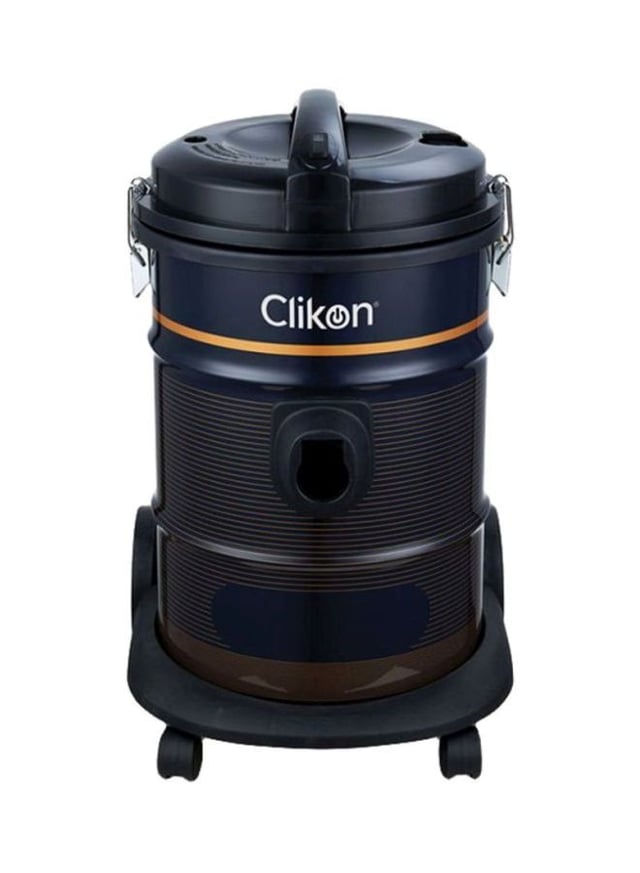 مكنسة كهربائية برميل 1800 واط 21 لتر أسود كليكون Clikon Black 21 l 1800 W Vacuum Cleaner