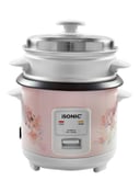 ISONIC Automatic Rice Cooker 0.6 l 350 W IRC 756 Pink/White/Silver