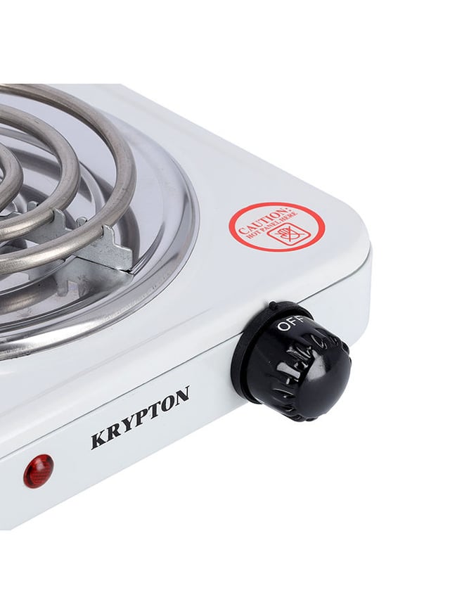 Krypton Single Burner Hot Plate KNHP5309 White