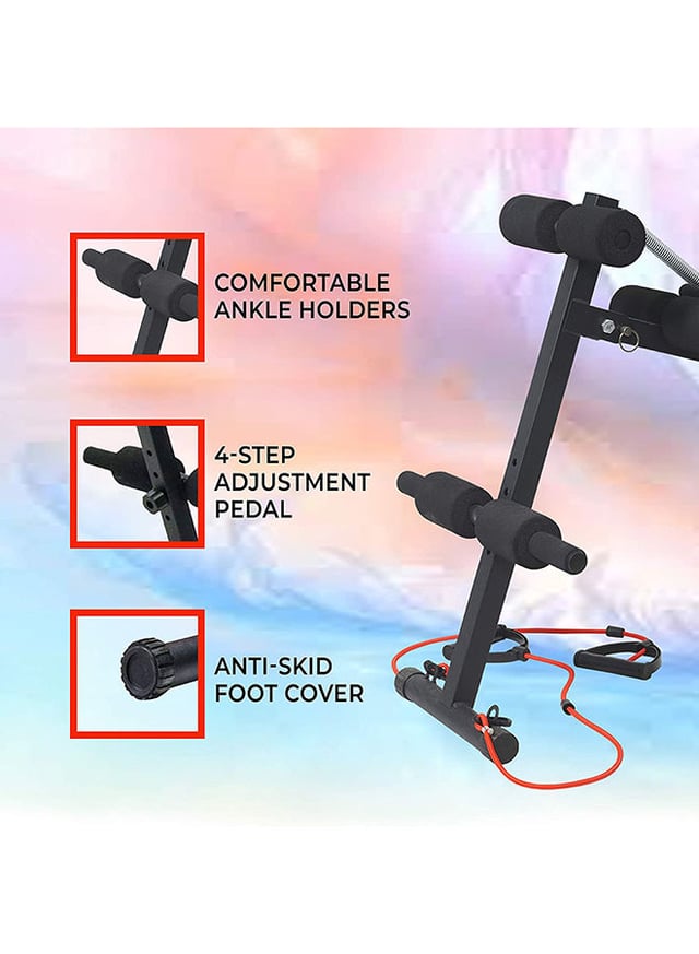 Skyland Adjustable Ab Sit Up Bench, Folding Abdominal Crunch-EM-1856