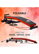 Skyland Adjustable Ab Sit Up Bench, Folding Abdominal Crunch-EM-1856