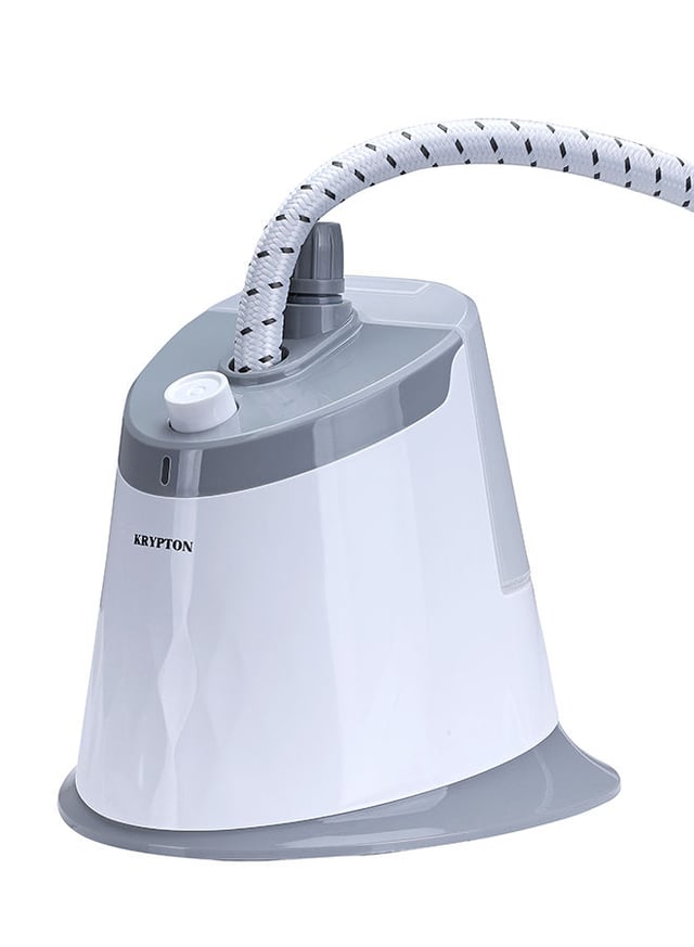 مكواة بخار عمودية مع علاقة 1800 واط رماديأبيض كريبتون Krypton Grey/White 1800 W Clothes Hanger With Garment Steamer