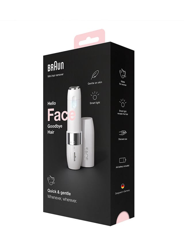 جهاز ازالة الشعر ( براون ) - أبيض BRAUN - Flawless Face Mini Hair Remover FS1000