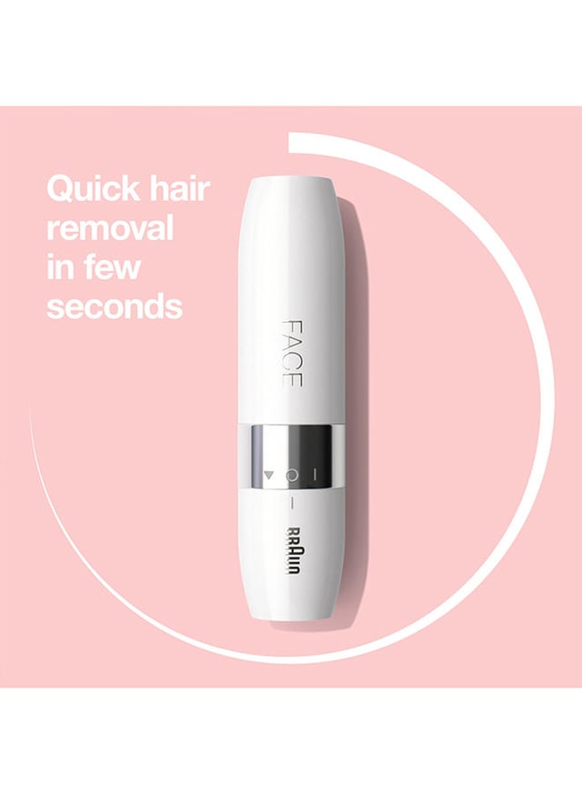 جهاز ازالة الشعر ( براون ) - أبيض BRAUN - Flawless Face Mini Hair Remover FS1000