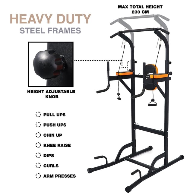 SkyLand Multi-Function Chin Up Station
