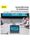 موزع منافذ 8 في 1 Baseus 8-in-1 Multifunctional Type-C HUB Docking Station