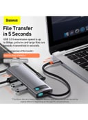 موزع منافذ 8 في 1 Baseus 8-in-1 Multifunctional Type-C HUB Docking Station