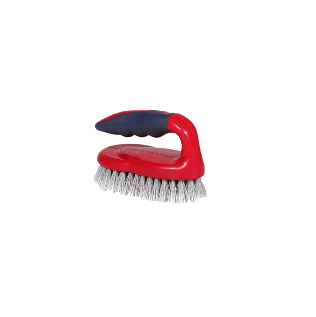 Royalford Scrubbing Brush With Handle - Easy To Clean Hard & Stiff Bristle Brush Made Of Durable