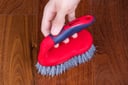 Royalford Scrubbing Brush With Handle - Easy To Clean Hard & Stiff Bristle Brush Made Of Durable
