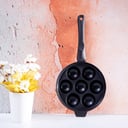 Royalford Aluminium Appam Maker - Nonstick Cast Aluminum Alloy Baking Tray With 12 Pieces