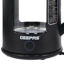 غلاية ماء كهربائية زجاجية بسعة 1.7 لتر Geepas Double Layer Glass Kettle