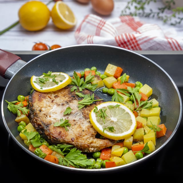 Royalford 2Pcs Aluminium Fry Pan 28 & 22 Cm - Non-Stick Fry Pan