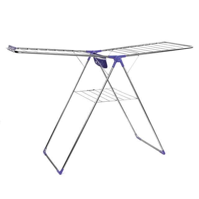 Royalford Large Folding Clothes Airer 180X55 Cm - Drying Space Laundry Washing