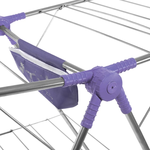 Royalford Large Folding Clothes Airer 180X55 Cm - Drying Space Laundry Washing