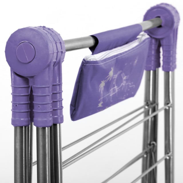 Royalford Large Folding Clothes Airer 180X55 Cm - Drying Space Laundry Washing