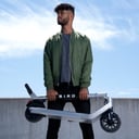 سكوتر كهربائي قابل للطي - 8.0 بوصة فضي -  AIR Scooter 8.0" - Folding Electric Scooter, Portable Compact Stylish Trendy, Fast 25kph, - Bird