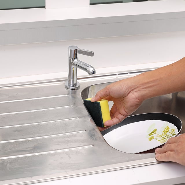 ليفة جلي مزدوجة 10 قطع Royalford - 10Pcs Rosele Wilkins Sponge Scrubber Set