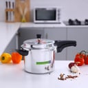 Royalford 3L Pressure Cooker - Induction Base Heavy-Duty Aluminium Pressure Cooker With Lid