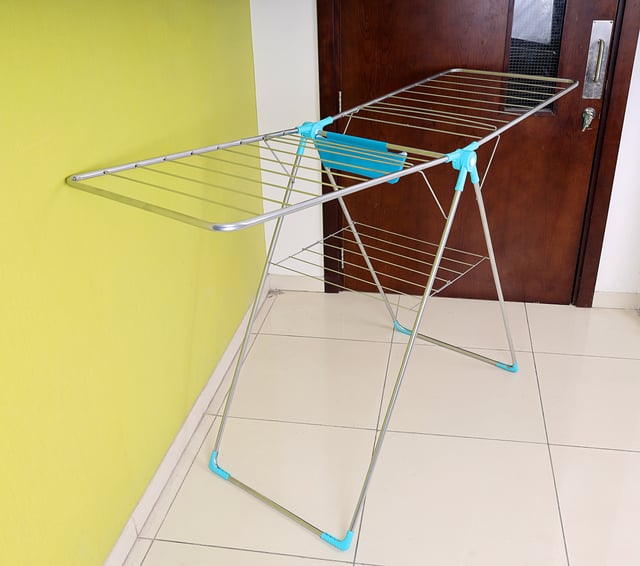 Royalford Large Folding Clothes Airer 180X55 Cm - Drying Space Laundry Washing