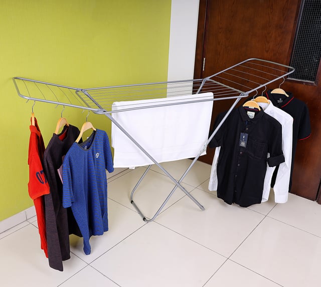 Royalford Large Folding Clothes Airer - Drying Space Laundry Washing