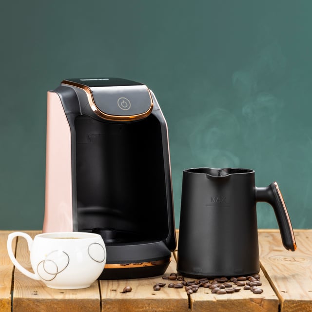آلة صنع القهوة ( 4 اكواب ) - أسود Geepas - Turkish Coffee Maker