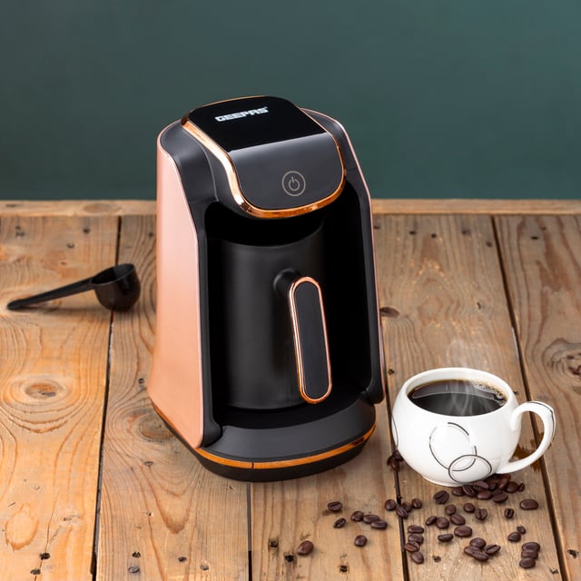 آلة صنع القهوة ( 4 اكواب ) - أسود Geepas - Turkish Coffee Maker