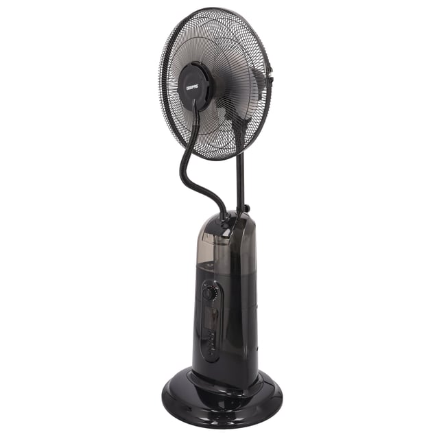 Geepas 16" Mist Fan With LCD Display, & Remote Control, GF21161 | 3 Speed Setting & Breeze Modes | Oscillation & Tilt Function | 0.5-7.5H Timer Function | Transparent Water Tank | Home & Office Use
