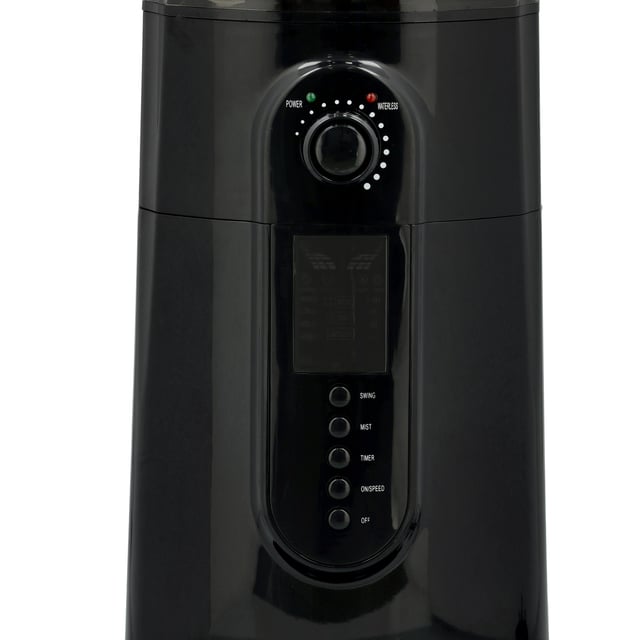 Geepas 16" Mist Fan With LCD Display, & Remote Control, GF21161 | 3 Speed Setting & Breeze Modes | Oscillation & Tilt Function | 0.5-7.5H Timer Function | Transparent Water Tank | Home & Office Use