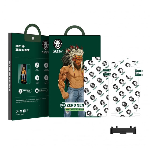 Green Lion Green 360Â° Zero Sense Nano HD Screen Protector for iPhone 13 Pro (6.1") - Clear
