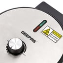 Geepas Heart Waffle Maker, Temperature Control, GWM36538 - Power On & Ready Indicator, Non-Stick Cooking Plate, Easy to Clean , 1000 Watts, S/S Decoration, Cool Touch Handle