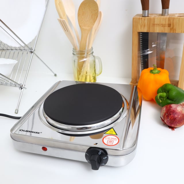 موقد كهربائي شمعة واحدة Single Burner Electric Hot Plate من Olsenmark