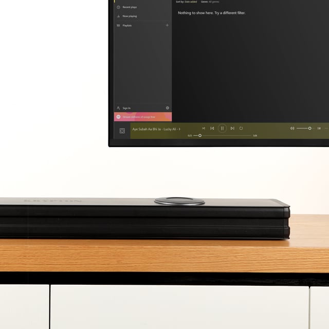 Krypton KNMS5417 Portable Sound Bar System - LED Display| Optical HDMI & Coaxial Input| 3D DSP Sound Technology| Ideal for watching movies, Games, Music