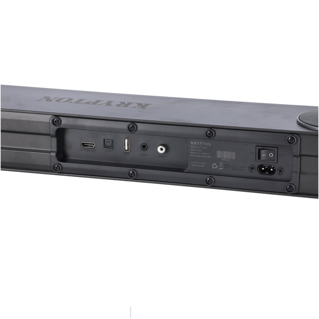 Krypton KNMS5417 Portable Sound Bar System - LED Display| Optical HDMI & Coaxial Input| 3D DSP Sound Technology| Ideal for watching movies, Games, Music