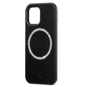 كفر سيلفي مضيء من السيلكون لهاتف iPhone 13 / 13 Pro لون أزرق مماوج Halo Selfie Case for Apple iPhone 13 / 13 Pro - Lumee