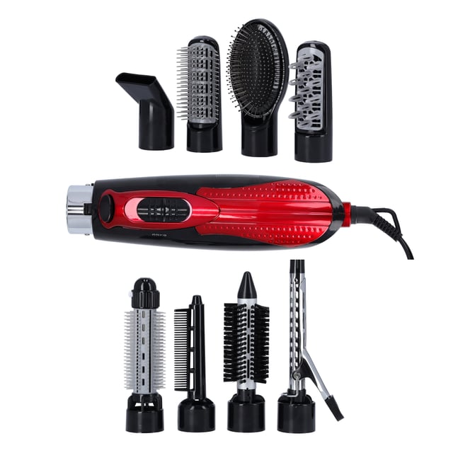 Olsenmark Multi Function Hair Styler, 8 In 1 - 3 Heat & 2 Speed Setting - 360 Degree Swivel Cord