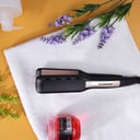 Olsenmark Hair Straightener - Ceramic Coating - 360 Degree Swivel Cord - Wider Plates - Adjustable