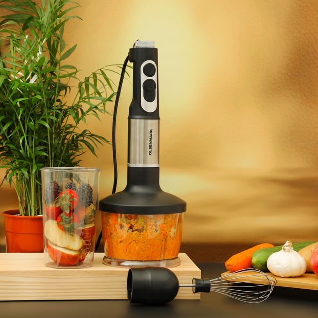 Olsenmark Powerful Copper Motor 2 Speed Modes 4 in 1 Hand Blender OMHB2462