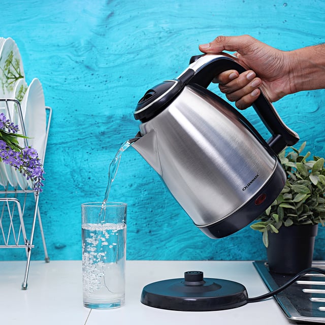 غلاية ماء كهربائية سعة 1.8 لتر Olsenmark Electric Stainless Steel Kettle