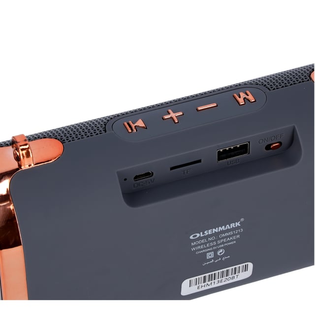 Olsenmark Portable Wireless Speaker With Usb, Tf & Bluetooth - Hands Free Calling - 10 Meters Range