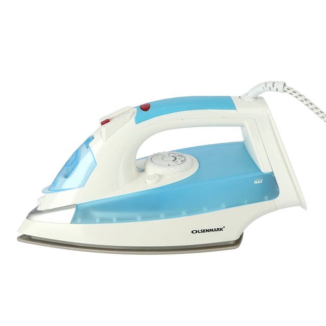 Olsenmark Adjustable Temperature Knob & Overheat Protection Steam Iron OMSI1681