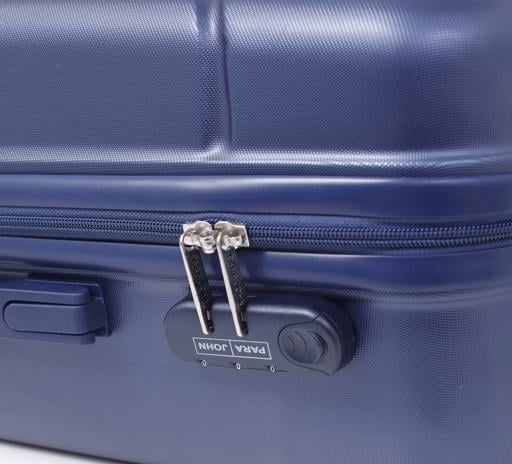 PARA JOHN Hardside Luggage Trolley, Blue 24 Inch