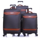 PARA JOHN Buffalos 3 Pcs Trolley Luggage Set, Brown