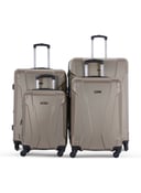 طقم حقائب سفر 4 حقائب مادة ABS بعجلات دوارة (20 ، 24 ، 28 ،32) بوصة ذهبي PARA JOHN - 4 Pcs Zin Trolley Luggage Set, Golden