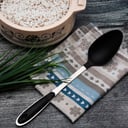 Royalford Nylon Cooking And Serving Spoon With Soft Grip Handle - Dinner Cutlery Utensil