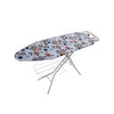 طاولة كوي كبيرة مع مسند للمكواة مقاومة للحرارة أبيض 122 X 38 رويال فورد Royalford White Heat Resistant Steam Iron Rest With Ironing Board