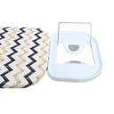 طاولة كوي كبيرة مع مسند للمكواة مقاومة للحرارة أبيض 122 X 38 رويال فورد Royalford White Heat Resistant Steam Iron Rest With Ironing Board