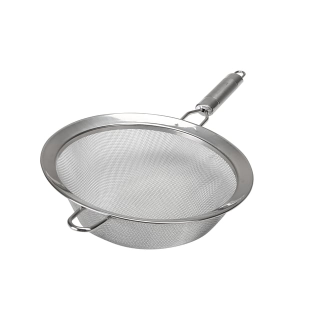 Royalford Stainless Steel Strainer 20Cm - Sifters & Strainers - Kitchen Flour Handheld Screen Mesh