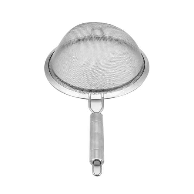 Royalford Stainless Steel Strainer 20Cm - Sifters & Strainers - Kitchen Flour Handheld Screen Mesh