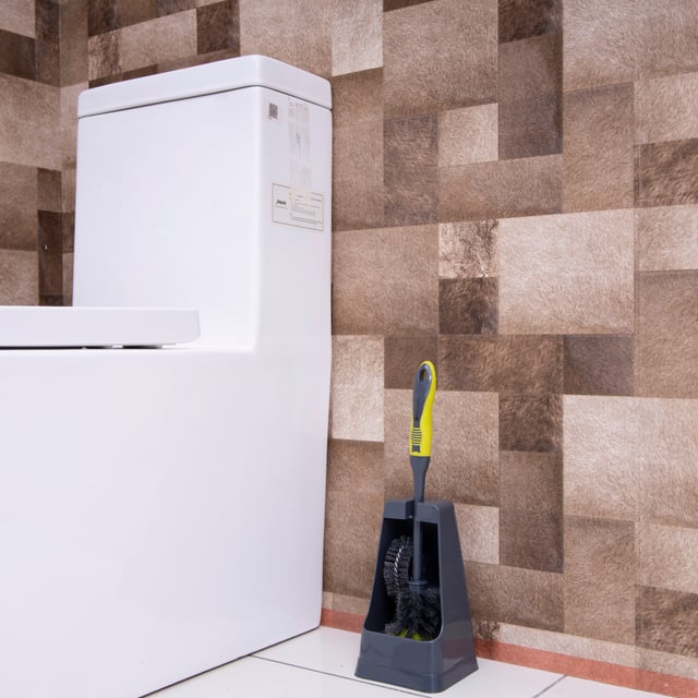 Royalford Toilet Brush/Green+Grey 1X24